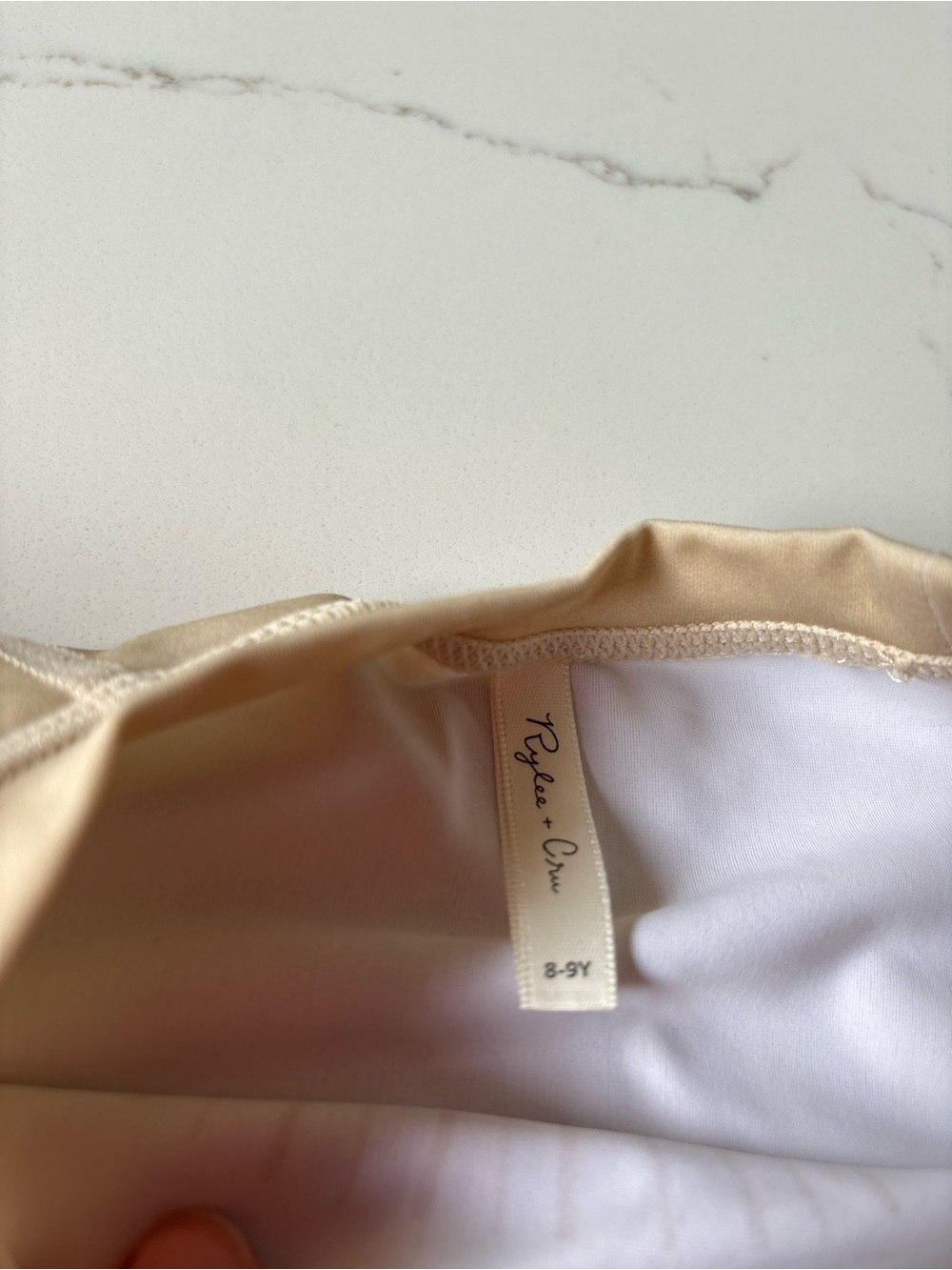 Rylee + Cru Cream Rash Guard - Sun - Size 8/9 - Picture 3 of 5
